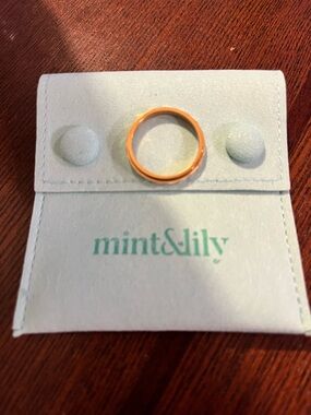 mint&lily Gold Tone Fidget Ring - Gold